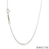 Jewelove™ Chains Thin Platinum Chain with Rectangular Links JL PT CH 905