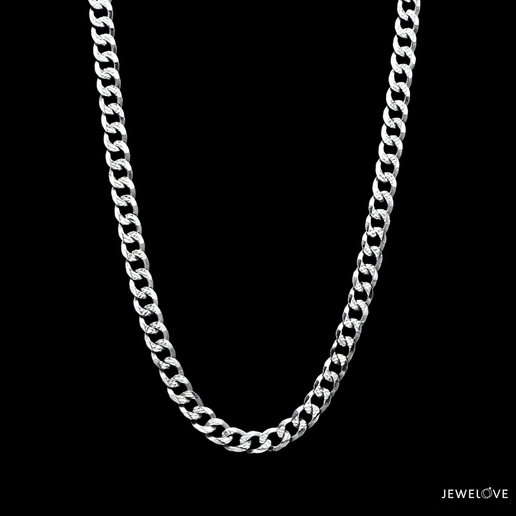 Unique Japanese 5mm Cuban Platinum Chain for Men JL PT CH 968 Jewelove
