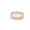 Jewelove™ Rings Unisex Platinum & Rose Gold Couple Love Band Rings JL PT 1362