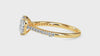 70-Pointer Heart Cut Solitaire Diamond Shank 18K Yellow Gold Ring JL AU 19018Y-B