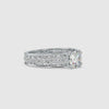 Designer 70-Pointer Solitaire Diamond Shank Engagement Ring JL PT 0049-B