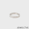 Conjoining Platinum Rings for Couples with Single Diamonds JL PT 599
