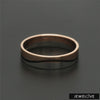 Ready to Ship - Ring Size 20 for Men of Platinum | Rose Gold with Black Enamel Fusion Ring for Men JL PT 1082