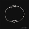 Evara Platinum Light Weight Bracelet for Women JL PTB 830-PT
