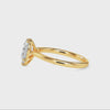 70-Pointer Pear Cut Solitaire Diamond 18K Yellow Gold Ring JL AU 19010Y-B
