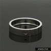 Customised Platinum Men’s Rings with Black Diamond JL PT 953-Black