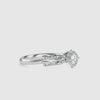 1-Carat Solitaire Designer Bow Platinum Ring JL PT G 108-C