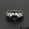 Men of Platinum | Black Enamel Ring for Men JL PT 1310