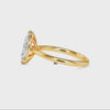 70-Pointer Marquise Cut Solitaire Diamond 18K Yellow Gold Ring JL AU 19009Y-B