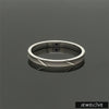 2mm Japanese Platinum Women's Ring with Matte Finish JL PT 1334