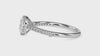 70-Pointer Heart Cut Solitaire Diamond Shank Platinum Ring JL PT 19018-B