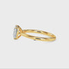 70-Pointer Heart Cut Solitaire Diamond 18K Yellow Gold Ring JL AU 19008Y-B