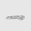 3 Diamond Platinum Ring with Oval Cut Diamonds JL PT 0033