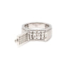 Designer 18K White Gold with Diamond Princess Cut Ring with a Openable Secret Message for Men JL PT 1009