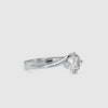 30-Pointer Solitaire Platinum Twisted Shank Ring JL PT 0178