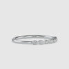 Platinum Diamond Engagement Ring JL PT 0636