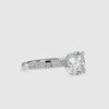 0.50cts. Solitaire Platinum Diamond Shank Engagement Ring JL PT 0114-A