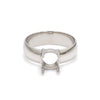 Platinum 4 Prong  Mounting Ring for Men JL PT 1220-M