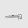 0.30cts. Solitaire Platinum Diamond Shank Engagement Ring JL PT 0024-A