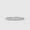 Half Eternity Platinum Ring with Diamonds JL PT 0088