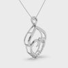 Designer Platinum Heart Diamond Pendant for Women JL PT P LC921