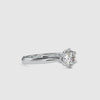 0.50cts. Solitaire 6 Prong Platinum Engagement Ring JL PT 0181