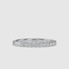 Half Eternity Platinum Ring with Diamonds for Women JL PT US-0003
