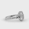 Designer Platinum Diamond Ring for Women JL PT LC888