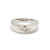 Super Sale - Men's Platinum Ring with Diamonds SJ PTO 152 Ring Size 23