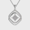 Platinum Pendant with Diamonds for Women JL PT P 1245