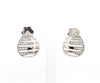 Evara Platinum Diamonds Earrings for Women JL PT E 234