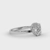 Designer Platinum Diamond Heart Ring for Women JL PT LC878