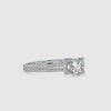 0.50cts. Solitaire Platinum Diamond Split Shank Engagement Ring JL PT 0073