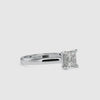 0.30cts. Solitaire Princess Cut Diamond Platinum Engagement Ring JL PT 0013-A
