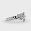 Designer Platinum Diamond Heart Ring for Women JL PT LC863