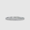 2-Pointer 3/4 Diamond Eternity Ring in Platinum JL PT US-0007