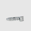 0.30cts. Solitaire Platinum Diamond Shank Engagement Ring JL PT 0067-A
