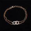Customised 14K Gold Bracelet with Diamonds