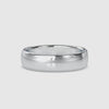 Plain Platinum Hi-Polish Ring for Men JL PT 0022