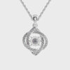 Designer Platinum Diamond Pendant for Women JL PT P 1207