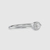 30-Pointer Marquise Cut Solitaire Platinum Halo Diamond Ring JL PT 0700