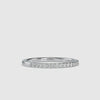 Designer Platinum Diamond Half Eternity Engagement Ring JL PT 0146