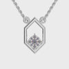 Platinum Pendant with Diamonds for Women JL PT P 1251