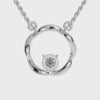 Platinum Pendant with Diamonds for Women JL PT P 1256