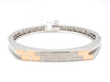 Designer Platinum & Rose Gold Bracelet for Men JL PTB 1084