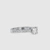 0.30cts. Solitaire Platinum Diamond Shank Engagement Ring JL PT 0169