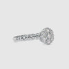 Designer Platinum Diamond Engagement Ring JL PT 0031