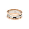 Designer Cut Platinum & Rose Gold Couple Rings JL PT 946