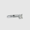 0.30cts. Princess Cut Diamond Solitaire Platinum Engagement Ring JL PT 0074-A