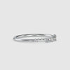 Half Eternity Ring with Baguette Diamond Platinum Engagement Ring JL PT 0616